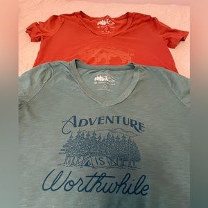 United by Blue organic cotton tees bundle L